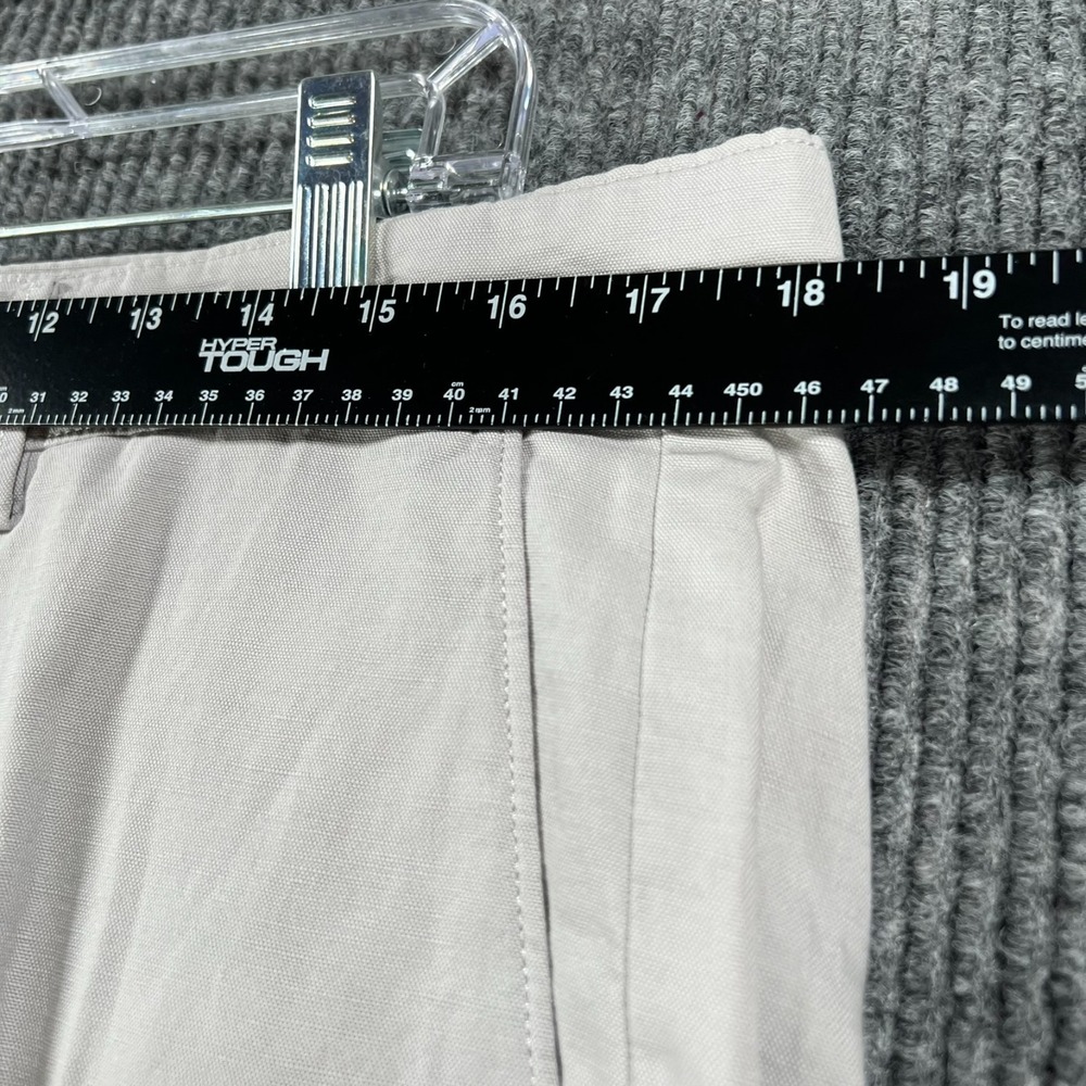 Cremieux Soho Linen Pants Mens 36x30 Gray Chino Key West Casual Comfort New - Picture 8 of 13